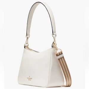 Kate Spade Rosie Shoulder Bag Parchment White Leather Purse KF086